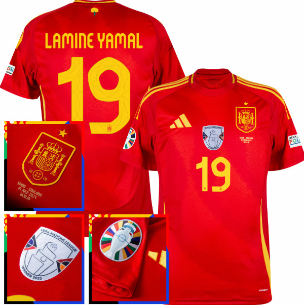 replica Lamine Yamal Spaans nationaal thuisshirt voor Euro 2024